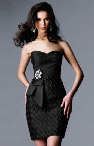black big bow dress